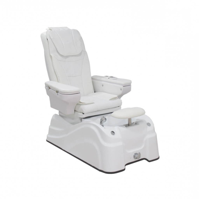 Spa pedicure behandelstoel + massage - Wit