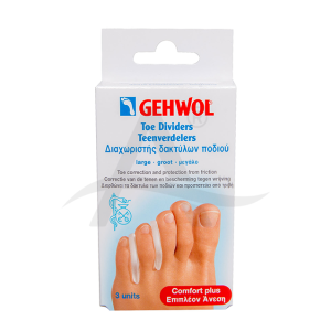 Gehwol gel teenverdeler large 3 stuks (Gehwol gel teenverdeler large 3 stuks)