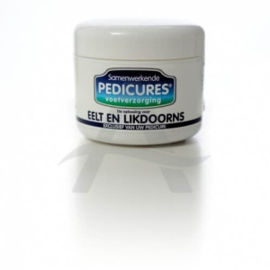 Samenwerkende pedicures zalf tegen eelt & likdoorns (Samenwerkende pedicures zalf tegen eelt & likdoorns 75 ml)